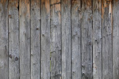 Kırsal ahşap ahşap duvar dokusu arka plan, yaşlanmış ve yıpranmış.