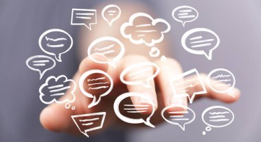 Dijital Konuşma Baloncuklarıyla Etkileşim