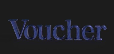 Fiş Sözcüğünün 3B Hazırlaması - Koyu Mavi