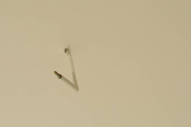 Tavanda Beyaz Elektrik Kablosu Asılı