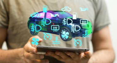 Dijital Araç Kontrol Paneli: Tablette Tanı ve Bakım