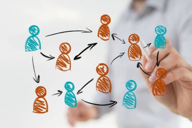 Ağ, İşbirliği, Takım Çalışması, Bağlantı, İş