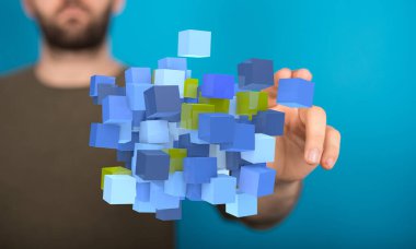 İnsan 3D Küplerle Etkileşim: Yenilik Kavramı