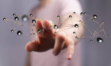 Bir Bağlantı Ağı 'na Dokunmak: İnsan Eli Verilerle Etkileşim