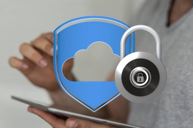 Güvenli Bulut Veri Koruması: Tablet & Simgesini Kilitle