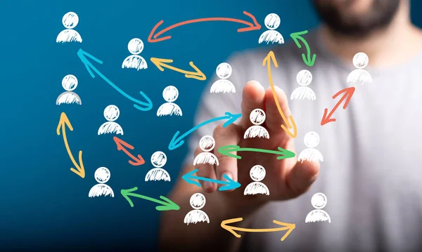 Ağ, Sosyal Bağlantı, Takım Çalışması, İşbirliği, İş