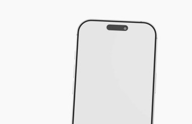 Minimalist akıllı telefon tasarımı ve modern teknoloji konsepti