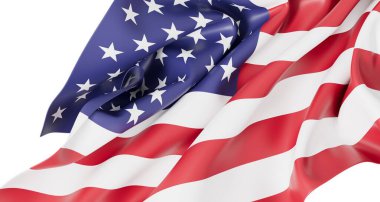 Amerikan Bayrağı Giydirilmiş Kumaş Doku Arkaplan ResmiComment