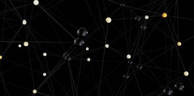 Soyut Ağ Bağlantısı Çizgileri