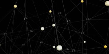 Soyut Ağ Bağlantısı Çizgileri