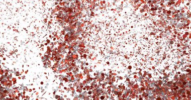 Kırmızı Yüzdelik Konfeti Arkaplan Resmi