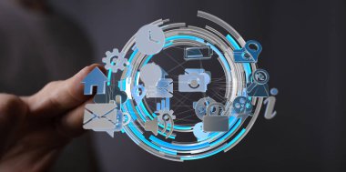 Küresel Ağ Bağlantısı Teknolojisi Dijital Dünya