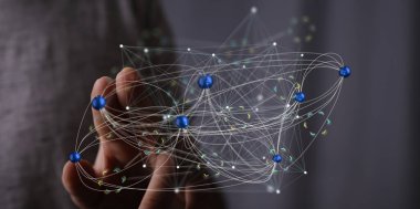 Genel ağ bağlantısı dijital teknoloji