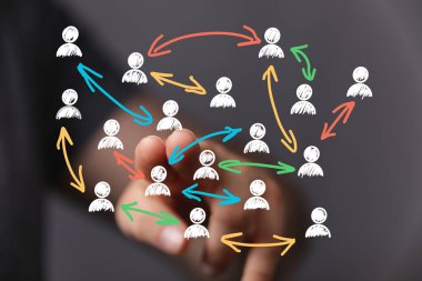 Ağ, Bağlantılar, Küresel İletişim, Takım Çalışması, İşbirliği, İş Ağı, Sosyal Etkileşim, Halkla İlişkiler, Takım Oluşturma