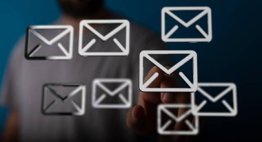 Çoklu E- posta Yönetimi: Bir Adam Gelen İletisini Seçer