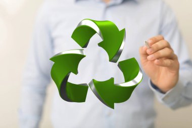 Yeşil Geri Dönüşüm Okları Çevre dostu Sembol