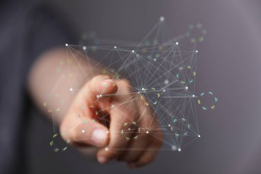 Dijital Noktalar Bağlanıyor: Ağ Teknolojisi Konsepti