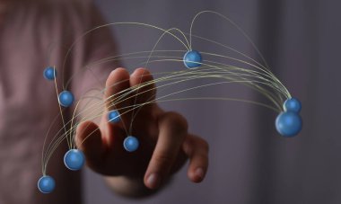 Dijital Ağ Küreleriyle El Etkileşimi