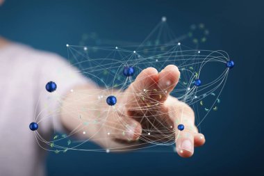 Dijital Ağ Bağlantısıyla El Etkileşimi