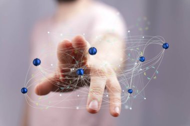 Global Ağ Bağlantısı: Dijital Düğümlerle El Etkileşimi