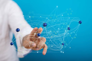 Global Ağ Bağlantısı: Dijital Düğümlerle El Etkileşimi