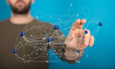 Dijital Ağ Bağlantısı Görselleştirmesi ile Etkileşim