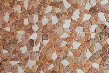 Düzensiz Taş Mozaik Döşeme Arkaplanı