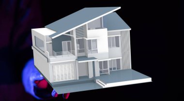 Elle Tutulan Modern Ev Modeli Hayal Evi Kavramını Gösteriyor