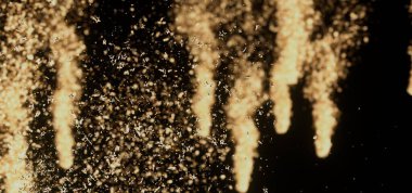 Altın Toz Parçacıkları Düşüyor