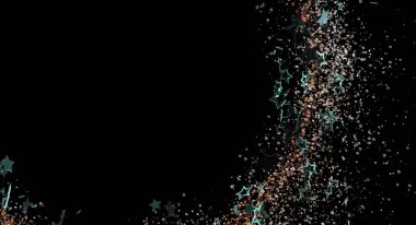 Siyah Arkaplanda Parlayan Göksel Yıldızlar, Şenlikli ve Büyülü