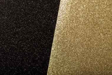 Altın ve Siyah Parıltılı Doku Çapraz Arkaplan