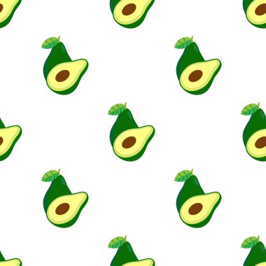 Avokado desenli geometrik dikişsiz. taze avokado deseni.