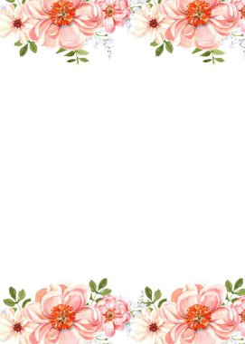 Düğün, doğum günü, kart, arkaplan, davetiye, duvar kağıdı, çıkartma, dekorasyon için çiçek suluboya çiçek..