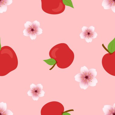 Çizgi film kırmızı elmasız desen