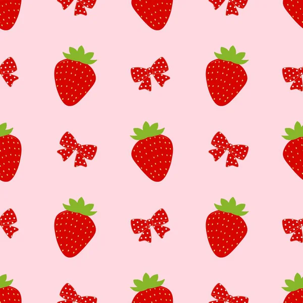 Tatlı çilekli kusursuz desen..