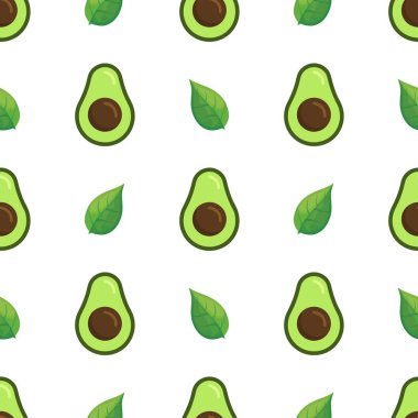 Avokado desenli geometrik dikişsiz. taze avokado deseni.