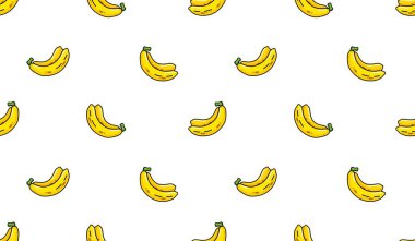 muz desen vektör çizim arka plan