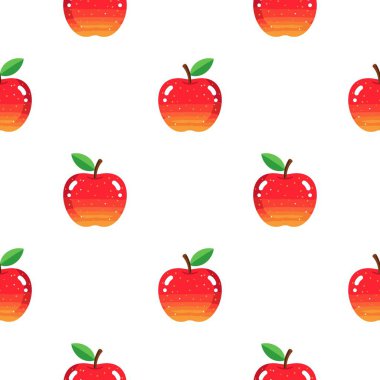 Çizgi film kırmızı elmasız desen