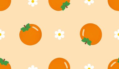 Hurma ağacıyla kusursuz desen. 