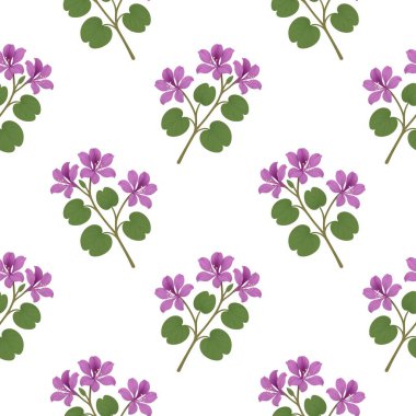 Çiçeksiz vektör desenli illüstrasyon çiçek arkaplanı 