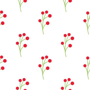 Çiçeksiz vektör desenli illüstrasyon çiçek arkaplanı