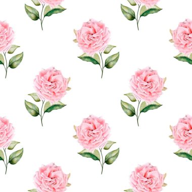 Çiçeksiz vektör desenli illüstrasyon çiçek arkaplanı