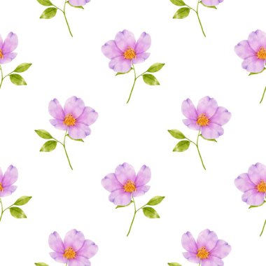 Çiçeksiz vektör desenli illüstrasyon çiçek arkaplanı