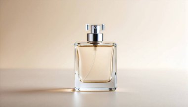 Boş Etiketli ve Minimum Arkaplanlı Lüks Parfüm Şişe Model Videosu