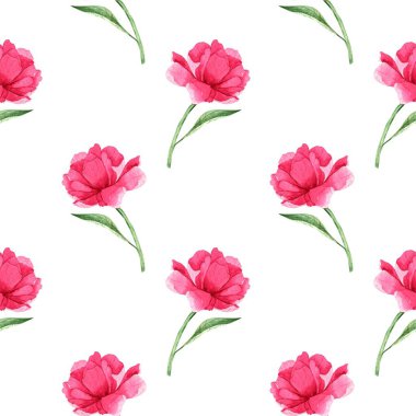 Çiçeksiz vektör desenli illüstrasyon çiçek arkaplanı