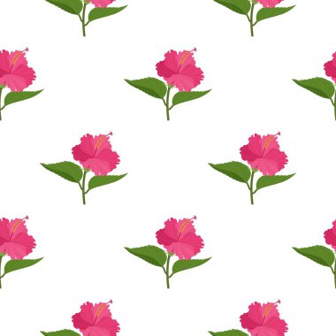 Çiçeksiz vektör desenli illüstrasyon çiçek arkaplanı