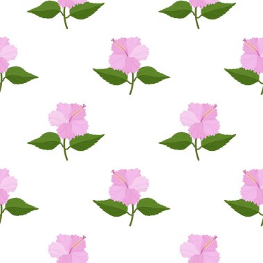 Çiçeksiz vektör desenli illüstrasyon çiçek arkaplanı