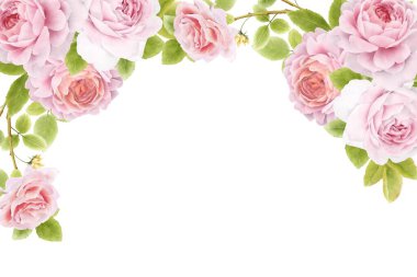 düğün, doğum günü, kart, arkaplan, davetiye, duvar kağıdı, çıkartma, dekorasyon için çiçek suluboya çerçevesi.