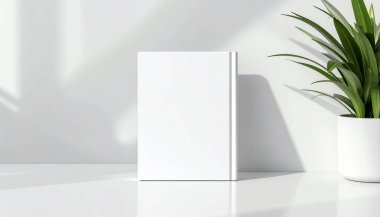 Temiz Yaşam Tarzı Arkaplanı olan ve Boşluğu Kopyalayan Asgari Not Defteri