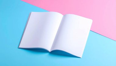 Parlak Renk Arkaplanı ve Temiz Modern Biçimli A4 Broşürü